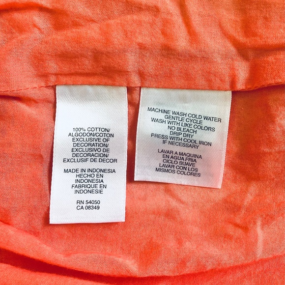 Women’s Jones New York long coral size 8 A-line skirt - Picture 5 of 8